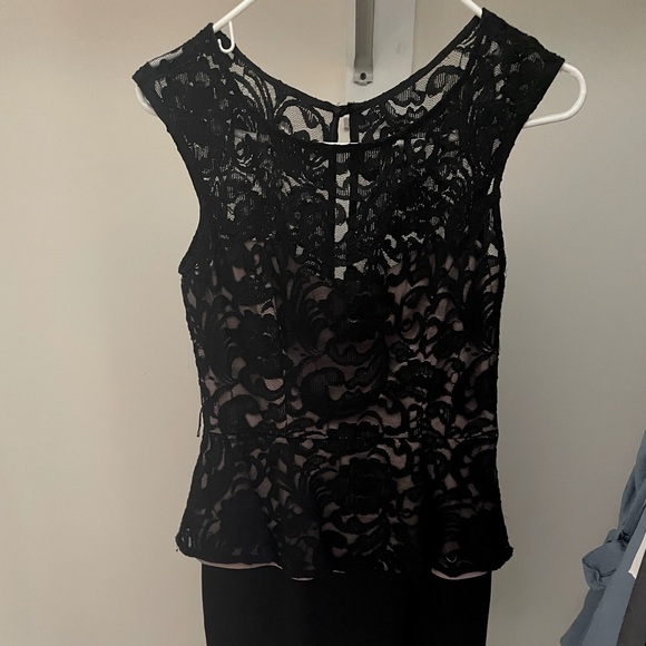 Black and nude MIDI dress in Great Condition - Picture 1 of 2